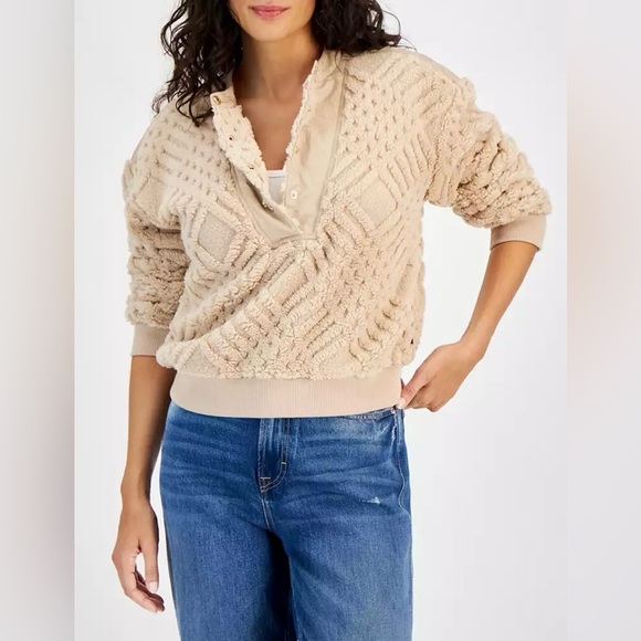 Tommy Hilfiger
Women's Textured Snap-Front Pullover Sweatshirt Sz XL - Picture 1 of 13